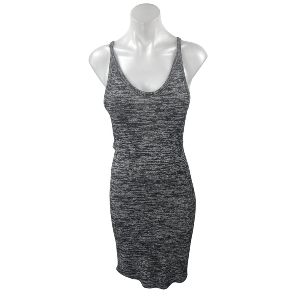 Aritzia Wilfred Free Gray Sleeveless Cami Cutout Back Midi Tank Dress Size XS